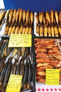 poissons amsterdam marché étal