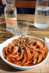 pasta all amatriciana rome