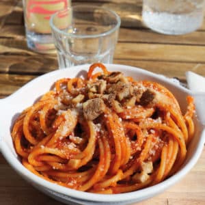 pasta all amatriciana rome