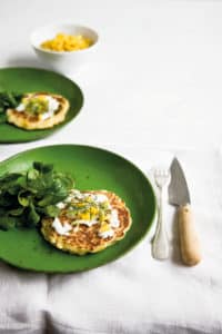 galette poireau maïs fromage