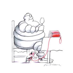 bibendum michelin guide rouge