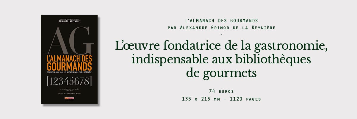 almanach des gourmands grimod reynière