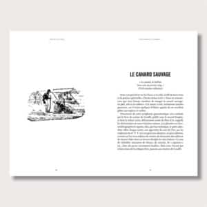 Pages intérieures de Chasseurs et gourmets de Roger Vaultier, Menu Fretin
