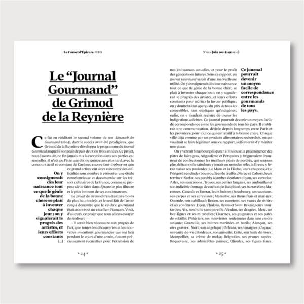 Le Carnet d’Épicure [+110] n°1 – Image 3