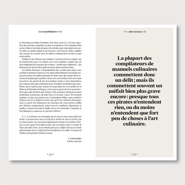 Le Carnet d’Épicure [+110] n°1 – Image 5