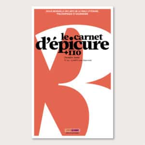 Le Carnet d’Épicure [+110] n°3