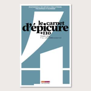 Le Carnet d’Épicure [+110] n°4