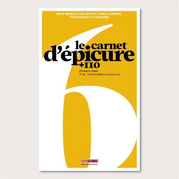 Le Carnet d’Épicure [+110] n°6