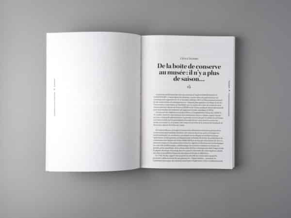 Pages intérieures, Conservation versus Conserverie