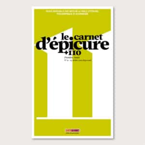 Le Carnet d’Épicure [+110] n°11