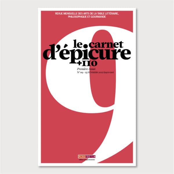 Le Carnet d’Épicure [+110] n°9