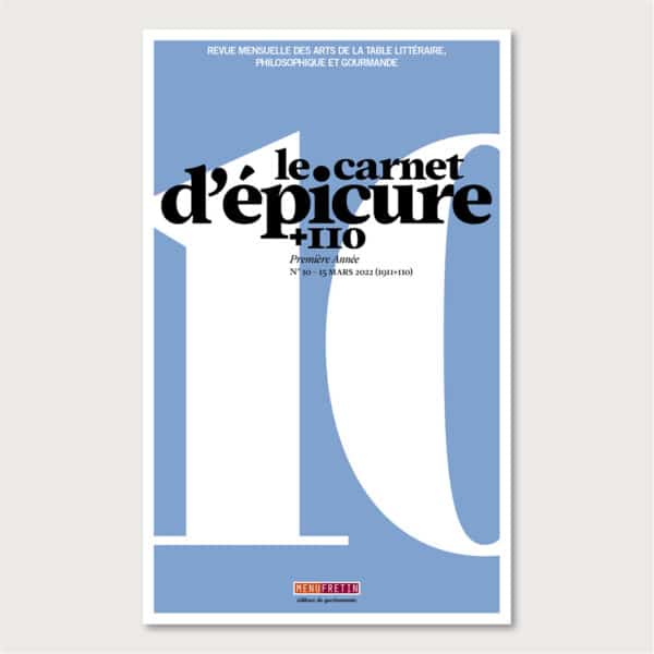 Le Carnet d’Épicure [+110] n°10